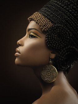 Black Woman As Cleopatra