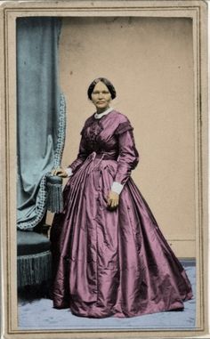 ELIZABETH KECKLEY, a freed slave and the first African American Fashion Designer at the White House. From http://usslave.blogspot.com/2013/10/former-slave-seamstress-elizabeth.html 